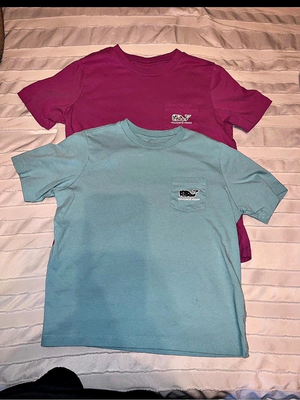 Vineyard Vines Girls Size 7 Short Sleeve T-Shirt 2-Pack